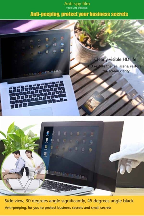 23 inch Privacy Filter Anti-Glare Screen Protective Film for Notebook Laptop