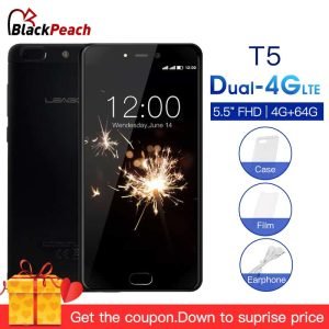 LEAGOO T5 5.5Inch FHD Octa Core Android Fingerprint 4G Mobile Phone