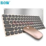 Ultra Thin Aluminum Wireless Keyboard and Mouse Combo