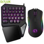 Mice For Game One/Single Hand USB Wired Mini Keyboard 29 Key LED Anti-Ghosting