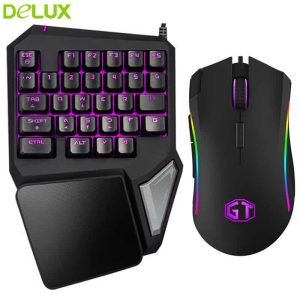 Mice For Game One/Single Hand USB Wired Mini Keyboard 29 Key LED Anti-Ghosting