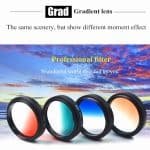 LEORY Universal 11 in 1 Wide Angle Macro Lens Gradient Filter Lens Mobile Phone Accessories