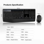 Logitech Wireless Combo  with Full-Size Keyboard and Right-Handed Mouse