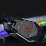 Backlit Mechanical Feel Gaming Keyboard and Mouse Set with Aluminium Alloy Panel