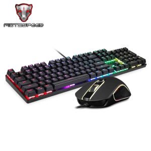 Motospeed Gaming Mechanical Keyboard and Mice Game Set with 1.8M Cable