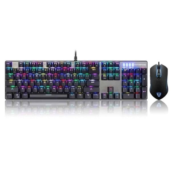 Motospeed Gaming Mechanical Keyboard and Mice Game Set with 1.8M Cable