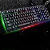 PARASOLANT Wired USB PC Gamer Suspension Mechanical Feel Keyboard And Mouse Set