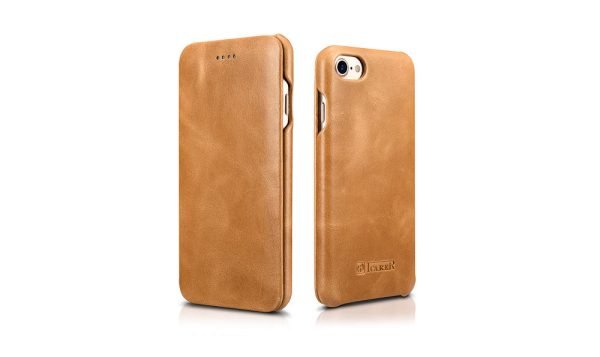 Vintage Luxury Genuine Leather Original Mobile Phone Cases Accessories Plus Full Edge Closed Flip Cover