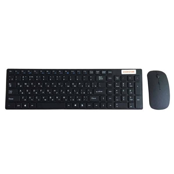 Wireless Keyboard Mouse Combo with USB Receiver for Computer and Smart TV