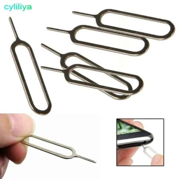 Metal Sim Eject Pins SIM Card Eject Tool Needle Pin For For Mobile Phones Free shipping