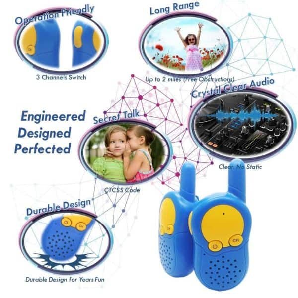 Wireless Toy Kid Child Mini Handheld Gadget Electronic Portable Two-Way Radio Interphone