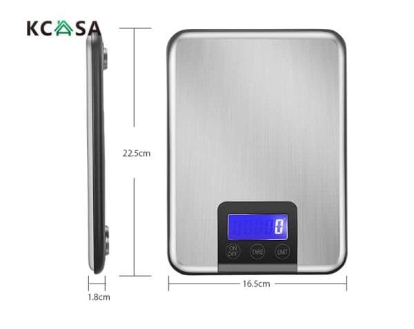 KCASA Digital Kitchen Scale Multi-unit HD Display Electronic Kitchen Measuring Tools