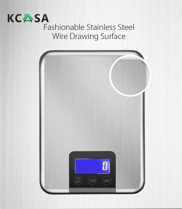 KCASA Digital Kitchen Scale Multi-unit HD Display Electronic Kitchen Measuring Tools