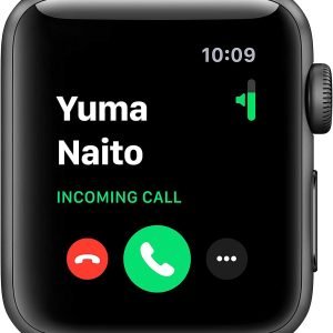 Apple Watch Series 3 (GPS, 38mm)  Aluminium Case with Black Sport Band