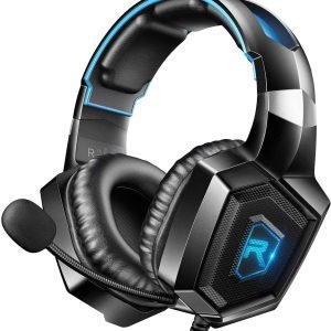 RUNMUS Gaming Headset for PS4, Xbox One, PC Headset w/Surround Sound