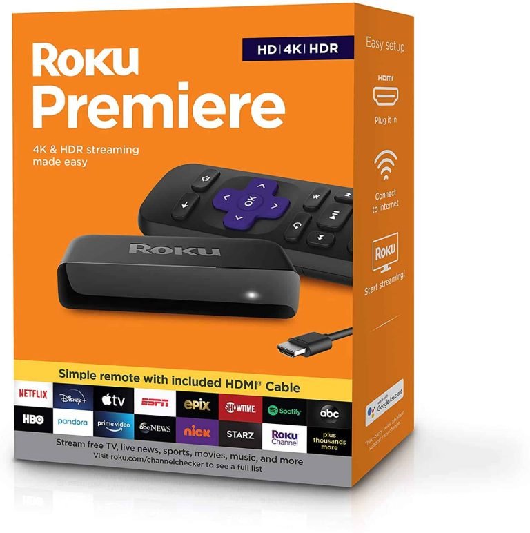 Roku Premiere  Simple Remote and Premium HDMI Cable
