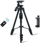 Fugetek 54" Phone & Camera Tripod for Face-time, Video Calls and Teaching