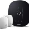 Ecobee3 Lite Smart Thermostat with 2 Room Sensors, Black (Renewed) - - Amazon.com