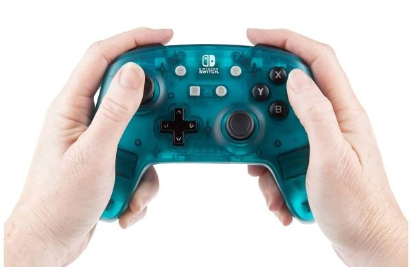 Amazon.com: PowerA Enhanced Wireless Controller for Nintendo Switch Teal Frost