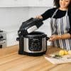 Amazon.com: Ninja FD401 Foodi 8-qt. 9-in-1 Deluxe XL Cooker & Air Fryer-Stainless Steel Pressure Cooker, 8-Quart, (Renewed)