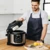 Amazon.com: Ninja FD401 Foodi 8-qt. 9-in-1 Deluxe XL Cooker & Air Fryer-Stainless Steel Pressure Cooker, 8-Quart, (Renewed)