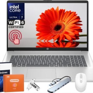 HP 17.3 inch Touchscreen Laptop, Intel Ultra 7 255U 12-Core